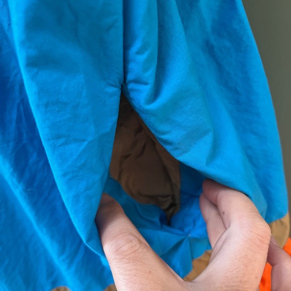 J. Crew Maxi Dress Size 6 Sleeveless Colorblock Tiered Casual Party - Picture 5 of 7